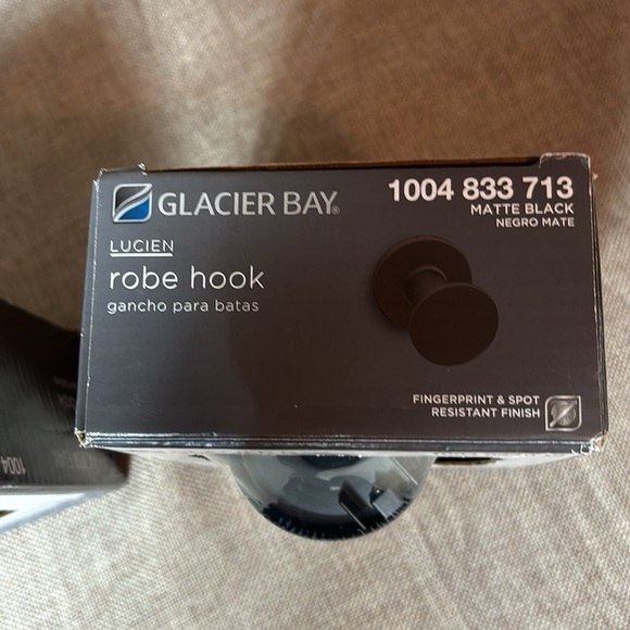 Glacier Bay Robe Hooks Bundle. 2 for 1 price NWOT in box - Picture 2 of 4